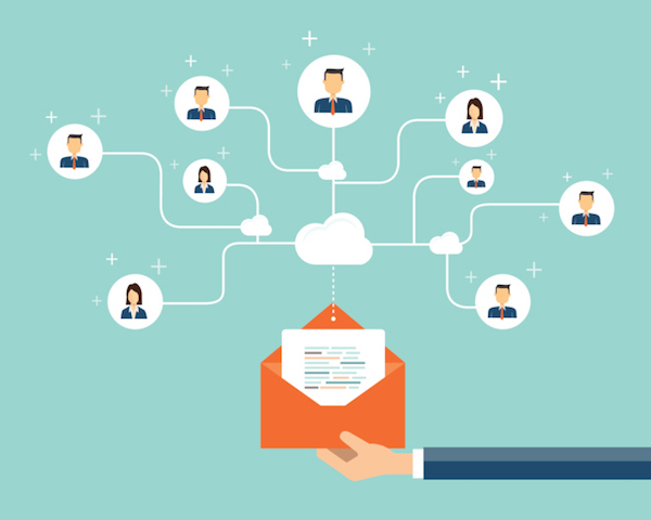 business email marketing content connection on people